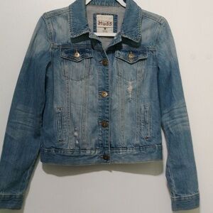 Mudd cropped jean jacket size M